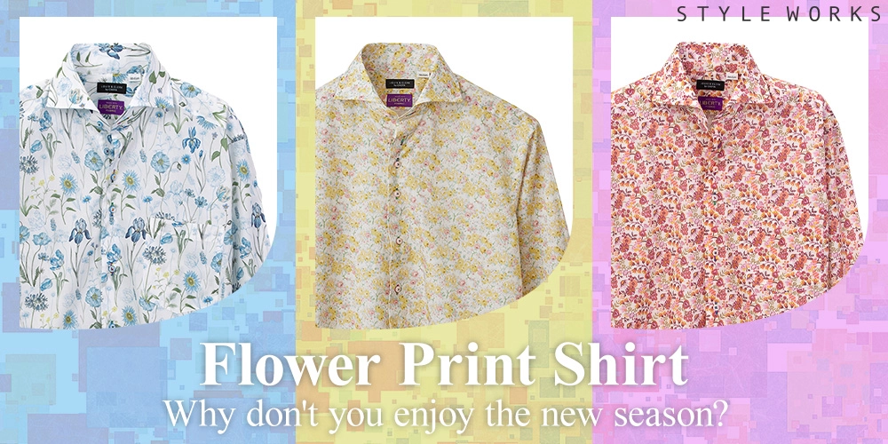 特集ページ1 Flower print shirt