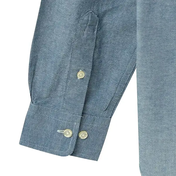 canterbury wood 綿100% コットン 長袖 カジュアルシャツ ボタンダウン