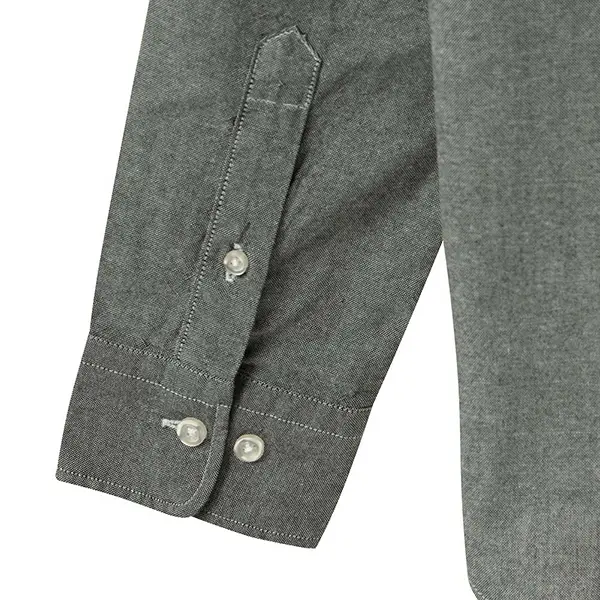 canterbury wood 綿100% コットン 長袖 カジュアルシャツ ボタンダウン