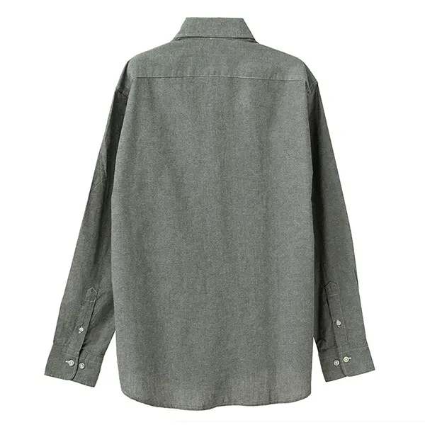 canterbury wood 綿100% コットン 長袖 カジュアルシャツ ボタンダウン