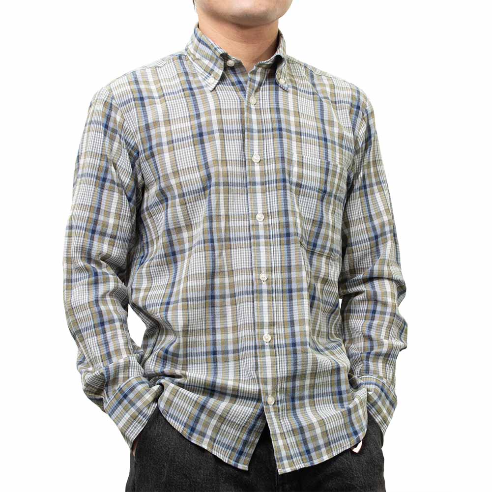 夏 夏物 夏服 サマー canterbury wood 長袖 ワイシャツ カジュアル