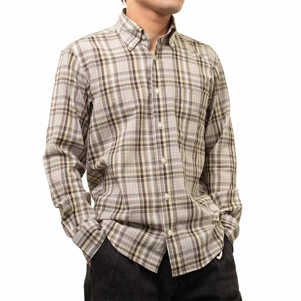 夏 夏物 夏服 サマー canterbury wood 長袖 ワイシャツ カジュアル