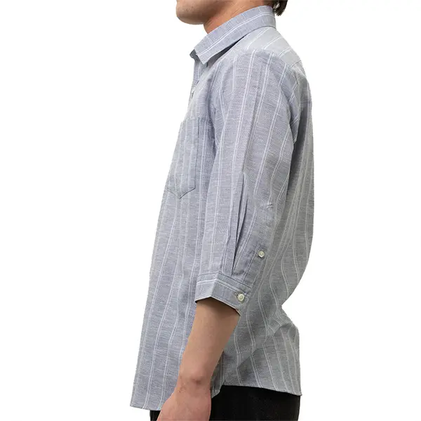 夏 夏物 夏服 サマー canterbury wood 七分袖 ワイシャツ カジュアル