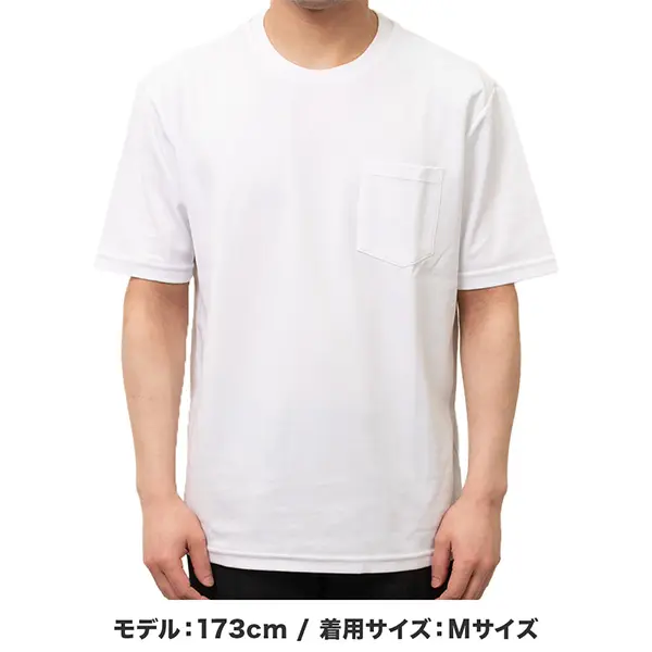 汗染み軽減 Tシャツ メンズ 半袖 胸ポケット付 形態安定 ストレッチ 消