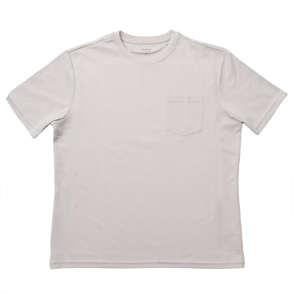 汗染み軽減 Tシャツ メンズ 半袖 胸ポケット付 形態安定 ストレッチ 消