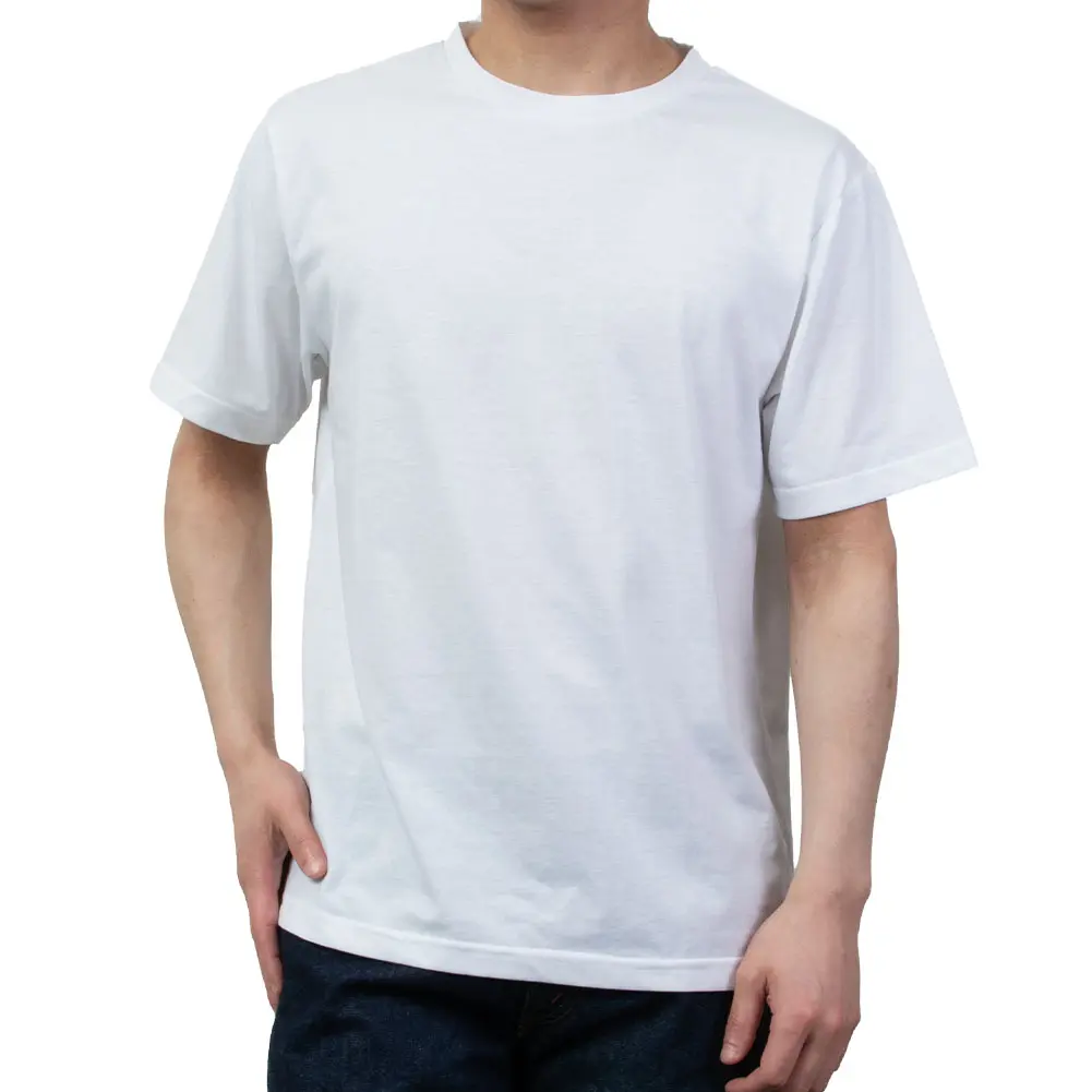 プリントTシャツ 吸水速乾  浮雲　葛飾北斎バックプリントＴシャツ ホワイト（ラッピング不可）