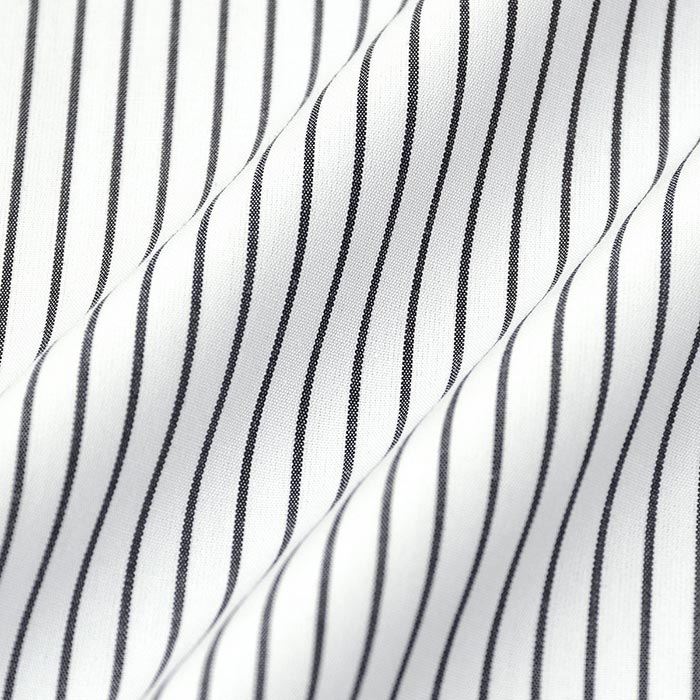 長袖ラウンドカラー ブラック ワイシャツ スリムフィット CHOYA Classic Style