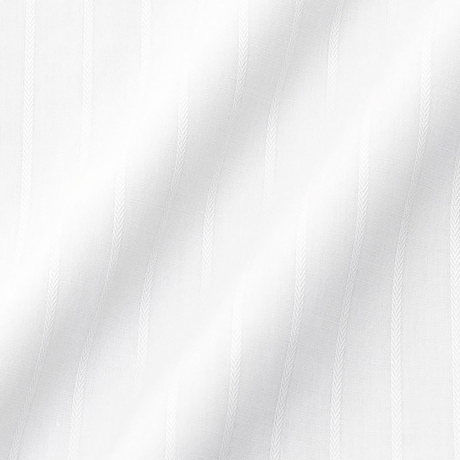 CHOYA Classic Style 長袖ワイドカラー ホワイト スリムフィット ワイシャツ