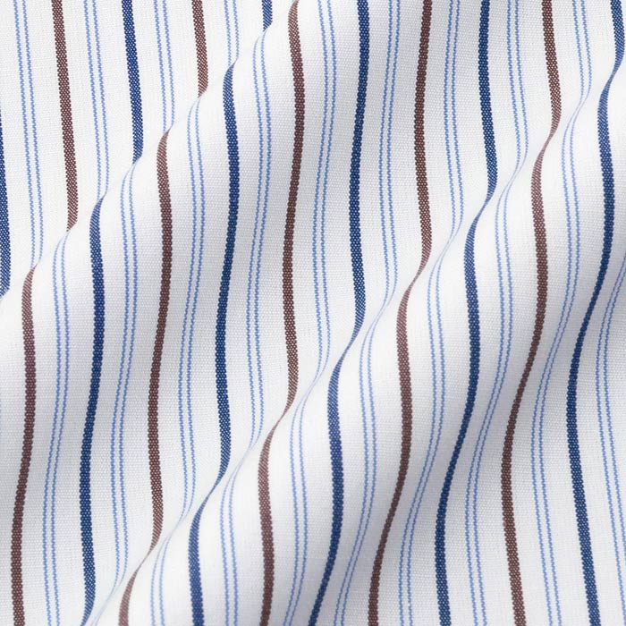 CHOYA Classic Style 長袖カッタウェイ ブルー スリムフィット ワイシャツ