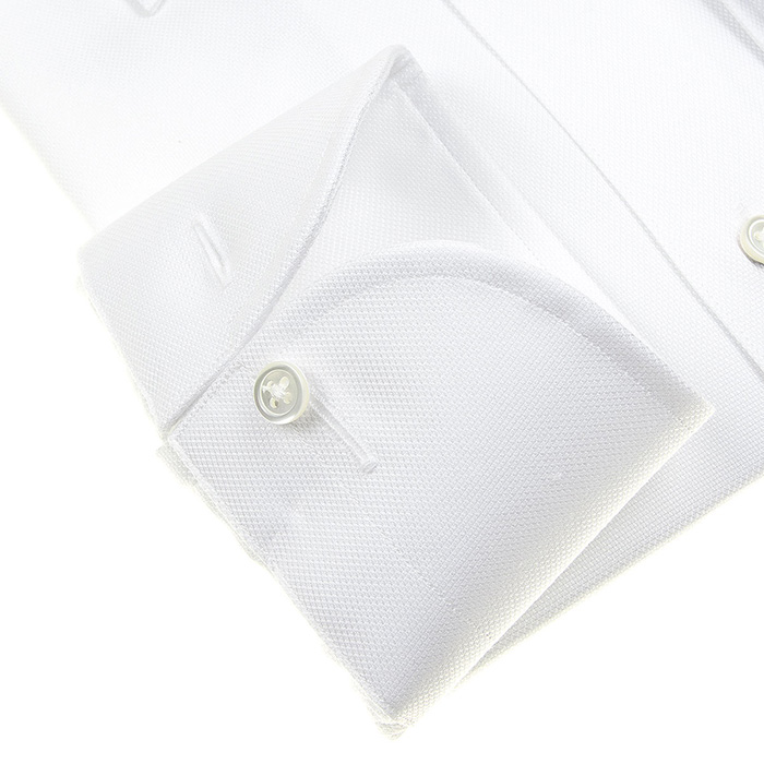長袖ボタンダウン ホワイト ワイシャツ スリムフィット CHOYA Classic Style
