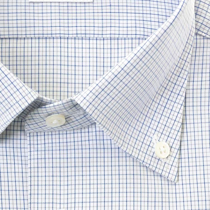 CHOYA Classic Style 長袖ボタンダウン グレー スリムフィット ワイシャツ