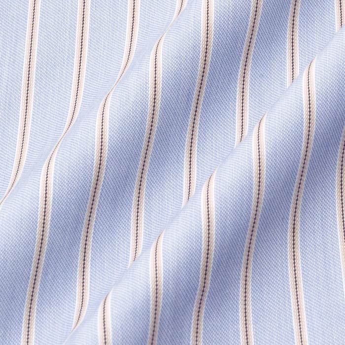 CHOYA Classic Style 長袖カッタウェイ ブルー スリムフィット ワイシャツ