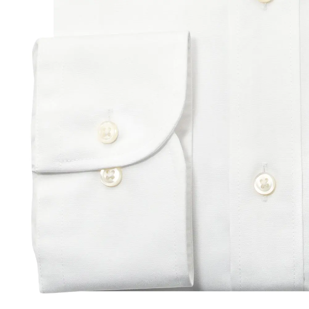 ワイシャツ 無地 ホワイト ブロード CHOYA SHIRT FACTORY