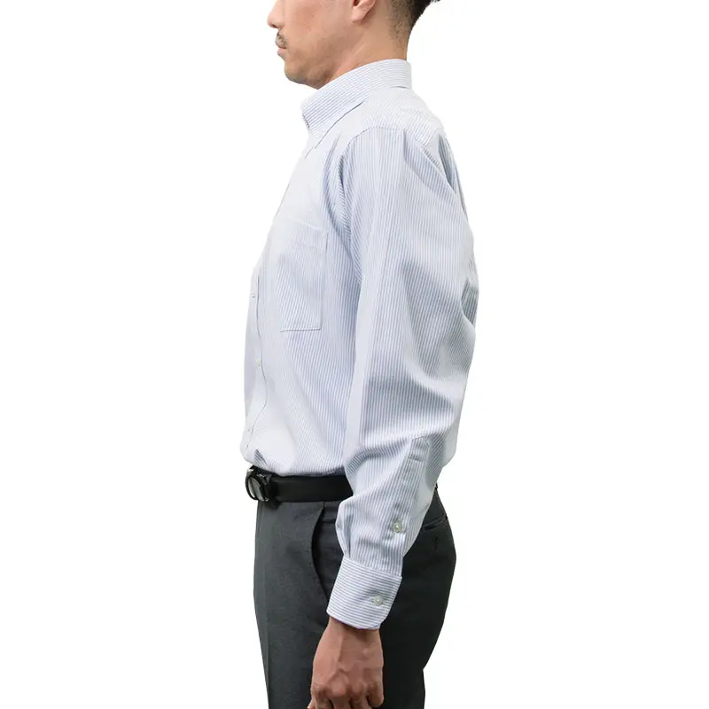 ワイシャツ ストライプ ブルー ブロード CHOYA SHIRT FACTORY｜CHOYA