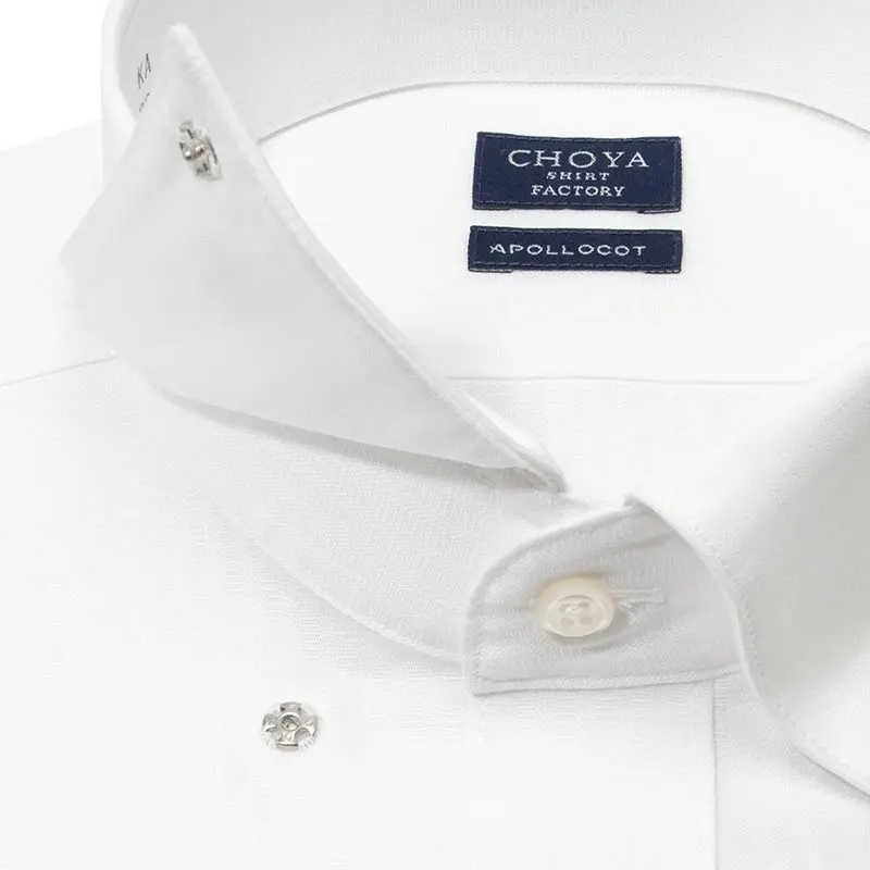 ワイシャツ ストライプ ホワイト ドビー CHOYA SHIRT FACTORY｜CHOYA