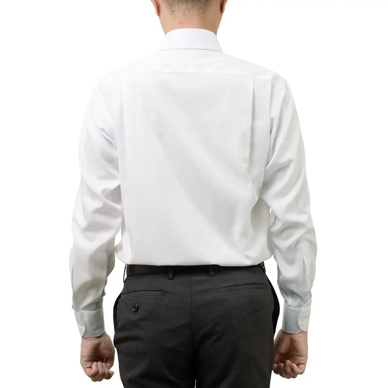 ワイシャツ ストライプ ホワイト ドビー CHOYA SHIRT FACTORY classic