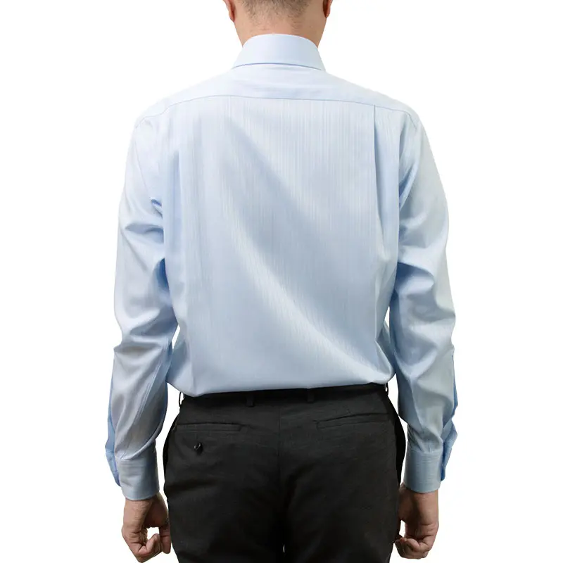 ワイシャツ ストライプ ブルー ドビー CHOYA SHIRT FACTORY classic