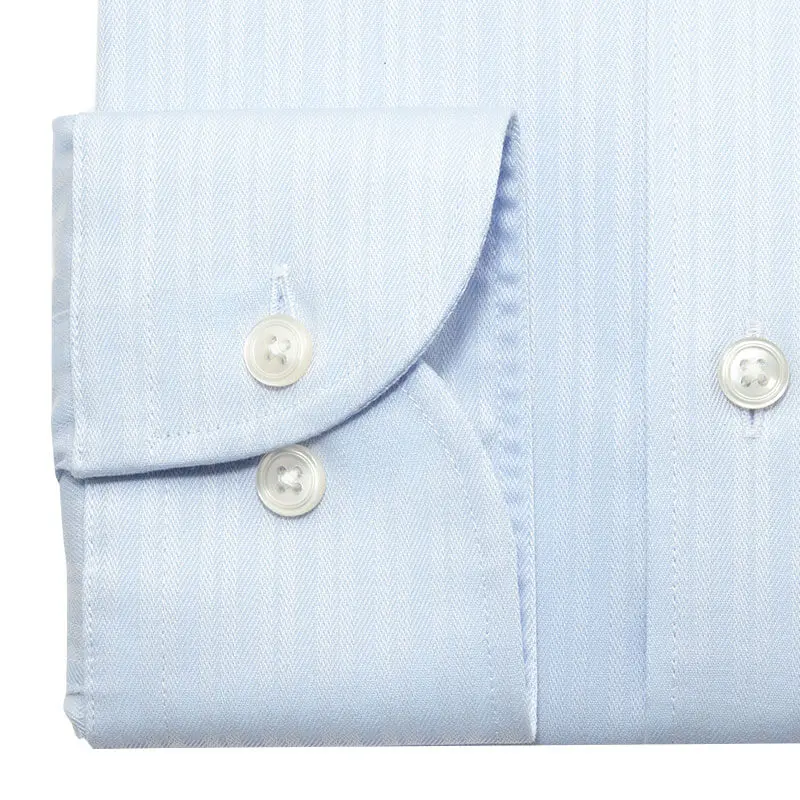 ワイシャツ ストライプ ブルー ドビー CHOYA SHIRT FACTORY classic