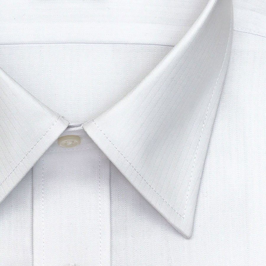 CHOYA SHIRT FACTORY 長袖レギュラーカラー ホワイト ワイシャツ
