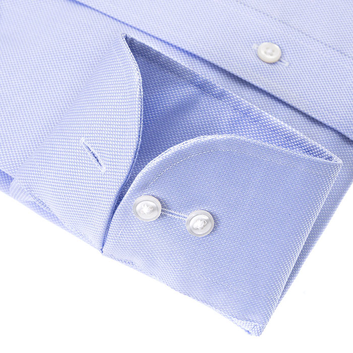 CHOYA SHIRT FACTORY 長袖ボタンダウン ブルー ワイシャツ