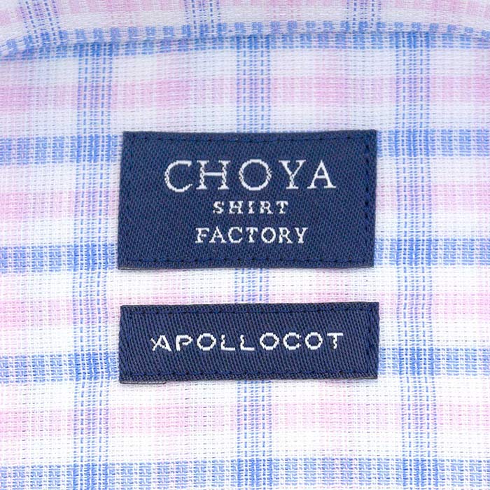 CHOYA SHIRT FACTORY 長袖ボタンダウン ピンク ワイシャツ