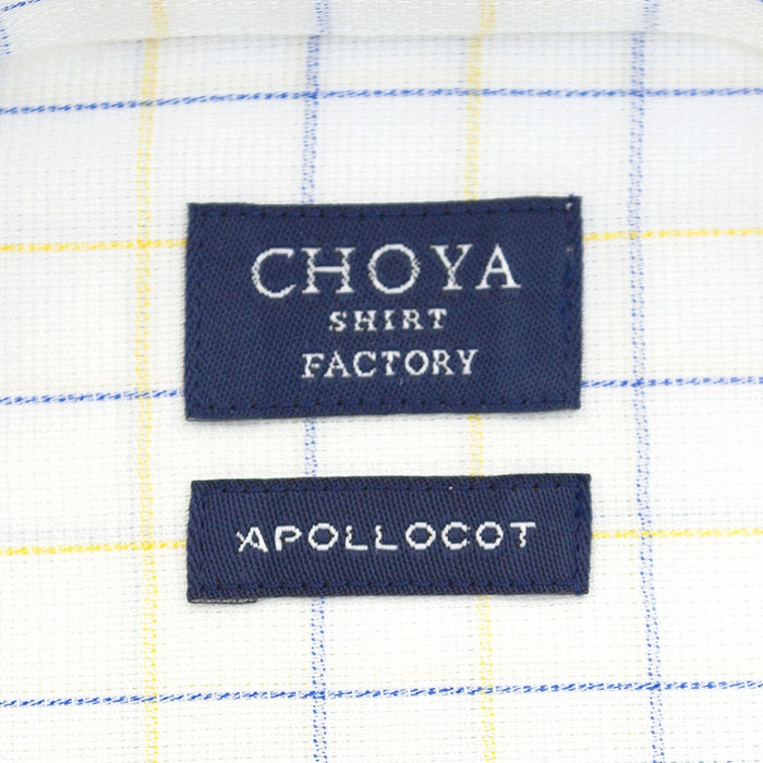 CHOYA SHIRT FACTORY 長袖ボタンダウン イエロー ワイシャツ