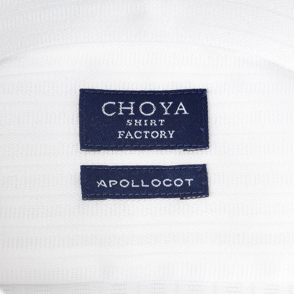 ワイシャツ ホワイト ドビー CHOYA SHIRT FACTORY