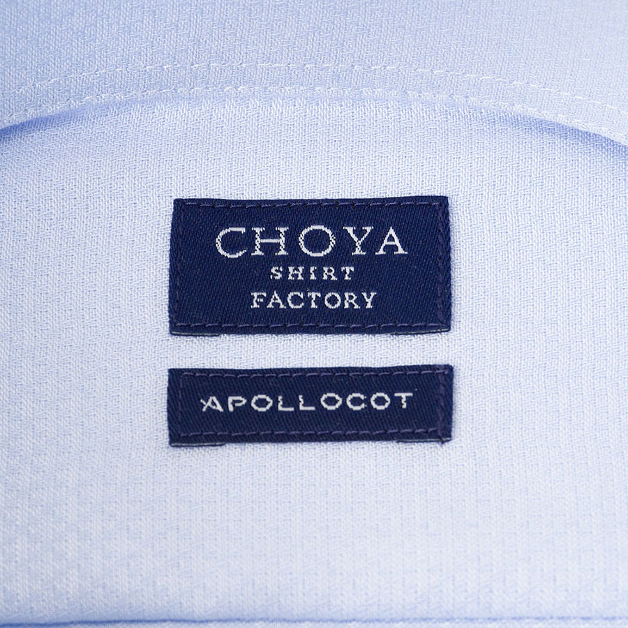 ワイシャツ ブルー ドビー CHOYA SHIRT FACTORY