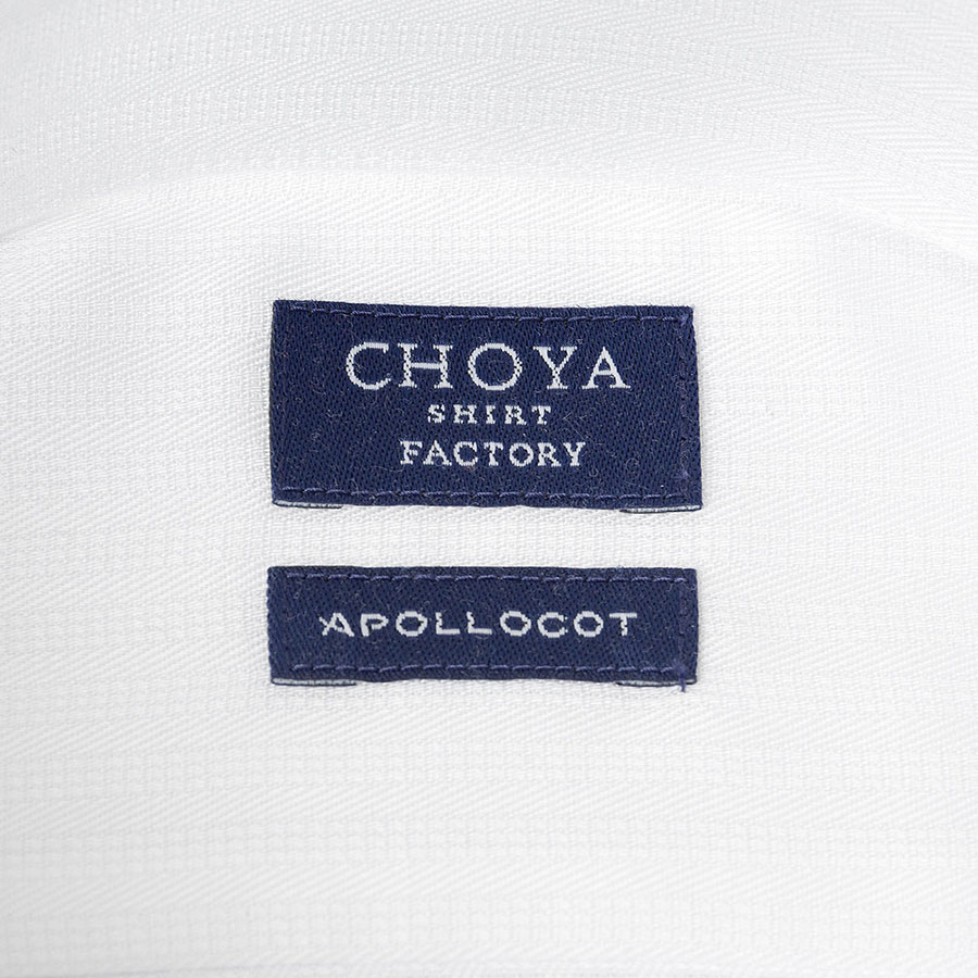 ワイシャツ ホワイト ドビー CHOYA SHIRT FACTORY