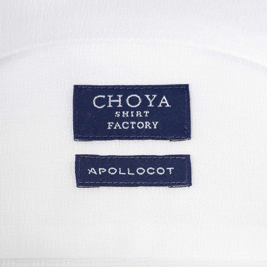 ワイシャツ ホワイト ドビー CHOYA SHIRT FACTORY