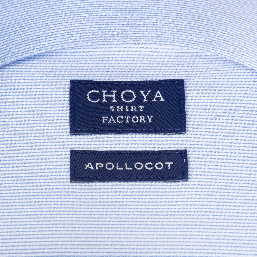 ワイシャツ ストライプ ブルー CHOYA SHIRT FACTORY