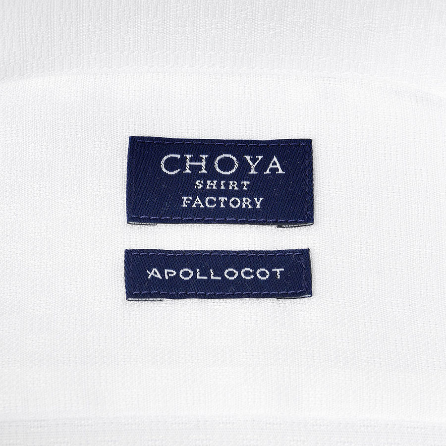 ワイシャツ ホワイト ドビー CHOYA SHIRT FACTORY