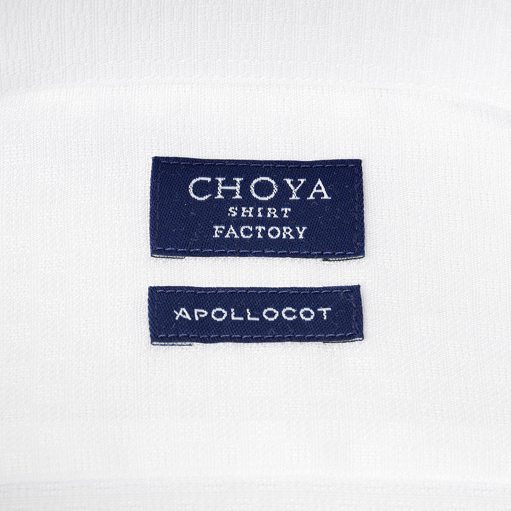 ワイシャツ ホワイト ドビー CHOYA SHIRT FACTORY