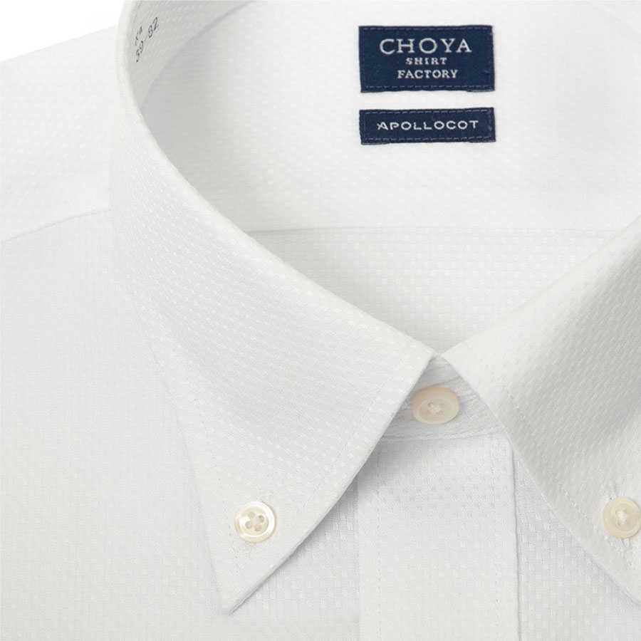 ワイシャツ ホワイト  ドビー CHOYA SHIRT FACTORY