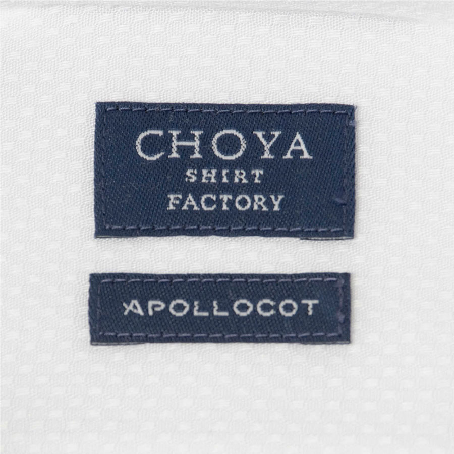 ワイシャツ ホワイト  ドビー CHOYA SHIRT FACTORY