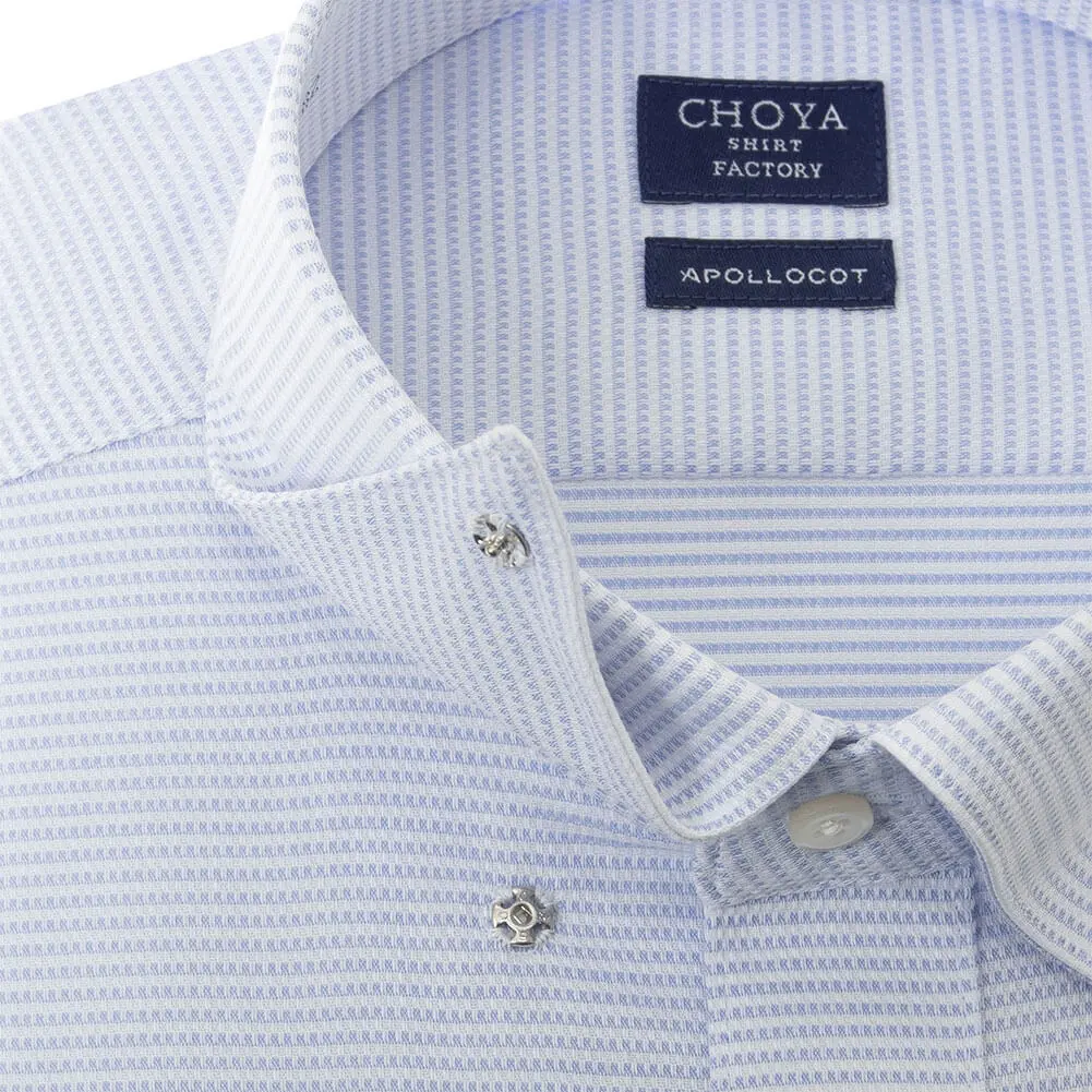 ワイシャツ ブルー ドビー CHOYA SHIRT FACTORY