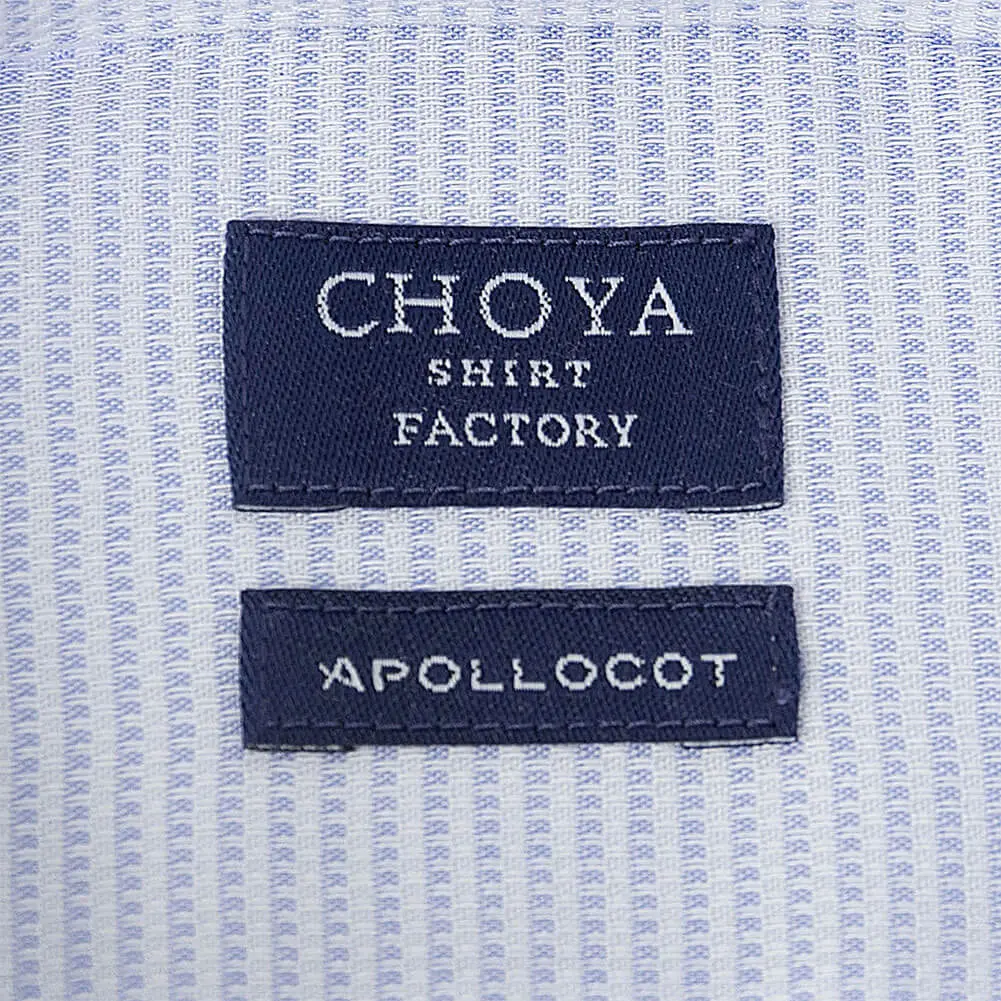 ワイシャツ ブルー ドビー CHOYA SHIRT FACTORY