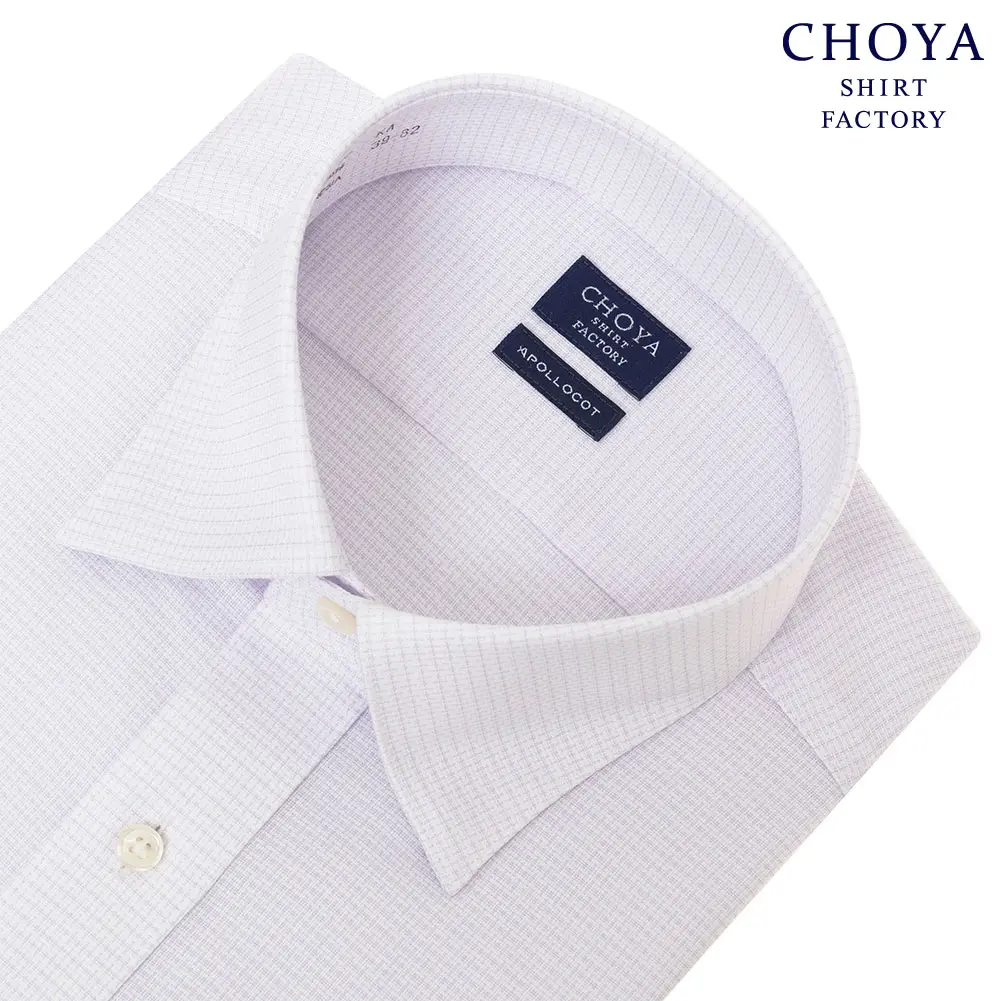 ワイシャツ パープル ドビー CHOYA SHIRT FACTORY