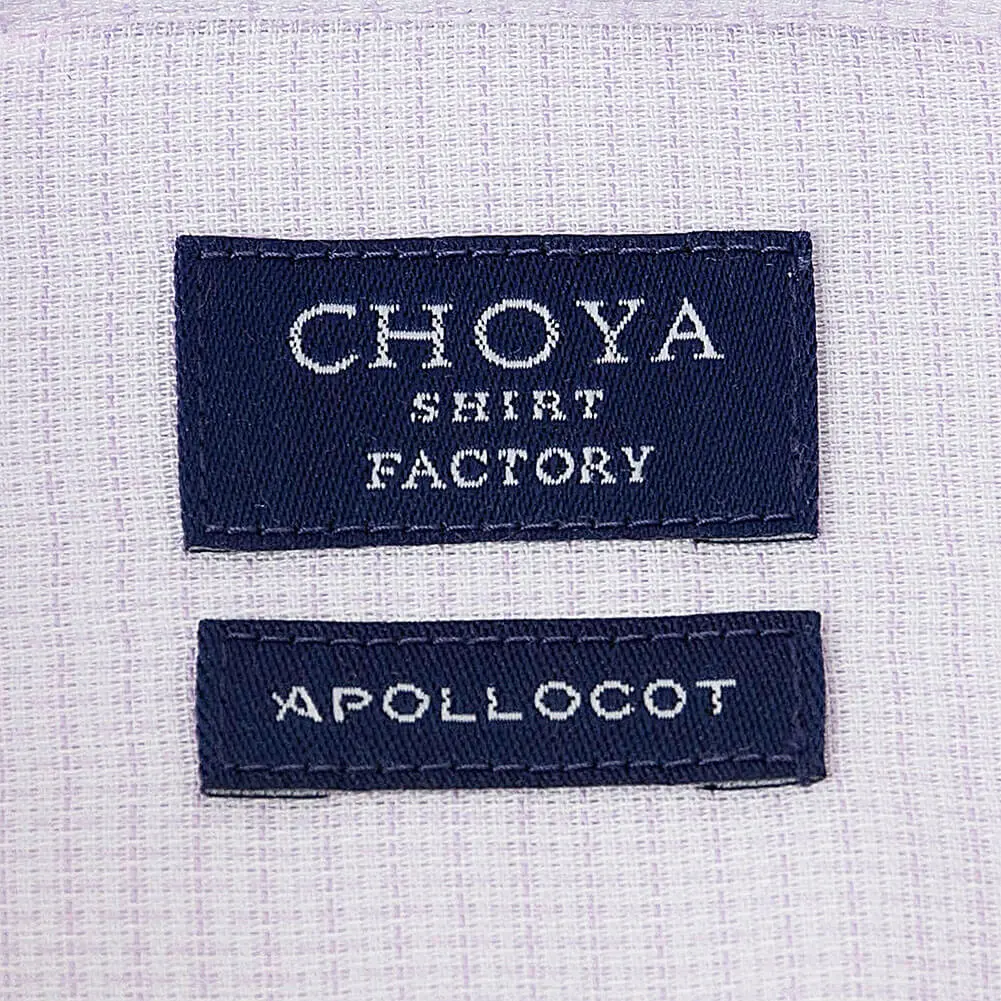 ワイシャツ パープル ドビー CHOYA SHIRT FACTORY