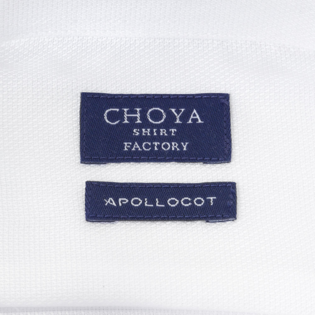 ワイシャツ ホワイト ドビー CHOYA SHIRT FACTORY