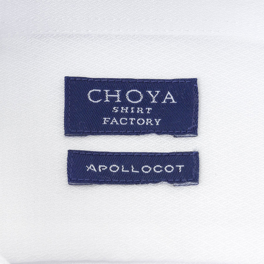 ワイシャツ ホワイト ドビー CHOYA SHIRT FACTORY