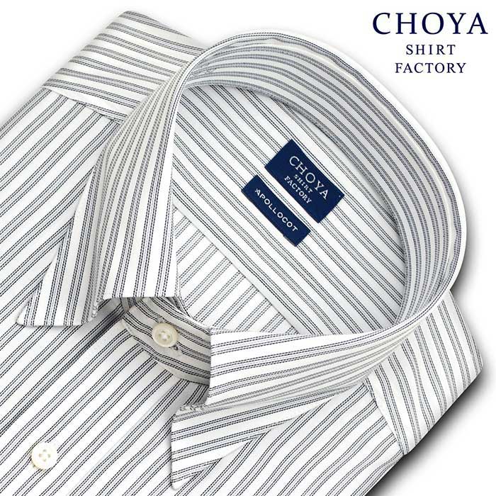 CHOYA SHIRT FACTORY 長袖スナップダウン ワイシャツ