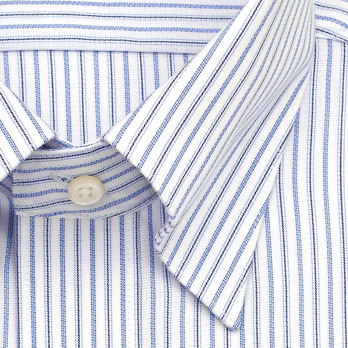 夏向けワイシャツ ストライプ ブルー クールコンシャス CHOYA SHIRT FACTORY| CHOYA SHIRT（チョーヤシャツ） |  【公式】YAMAKI オンラインショップ <<ワイシャツの山喜>>