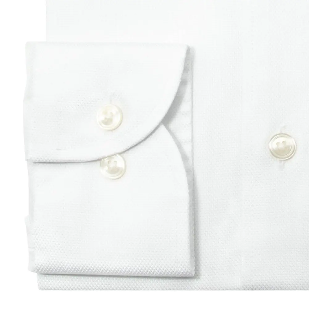 ワイシャツ 無地 ホワイト オックスフォード CHOYA SHIRT FACTORY classic