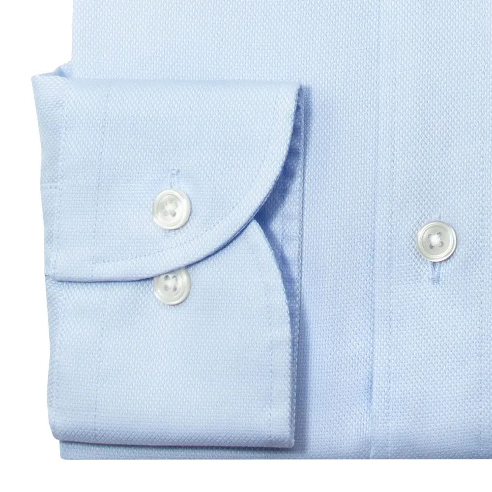 ワイシャツ 無地 ブルー オックスフォード CHOYA SHIRT FACTORY classic