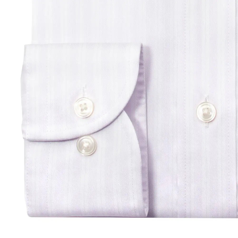 ワイシャツ ストライプ ピンク ドビー CHOYA SHIRT FACTORY classic
