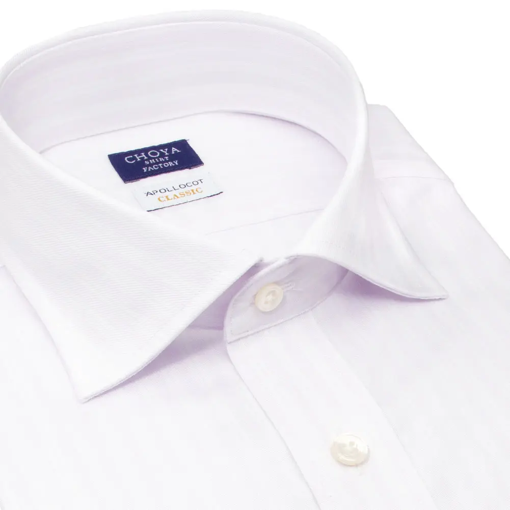 ワイシャツ ストライプ ピンク ドビー CHOYA SHIRT FACTORY classic