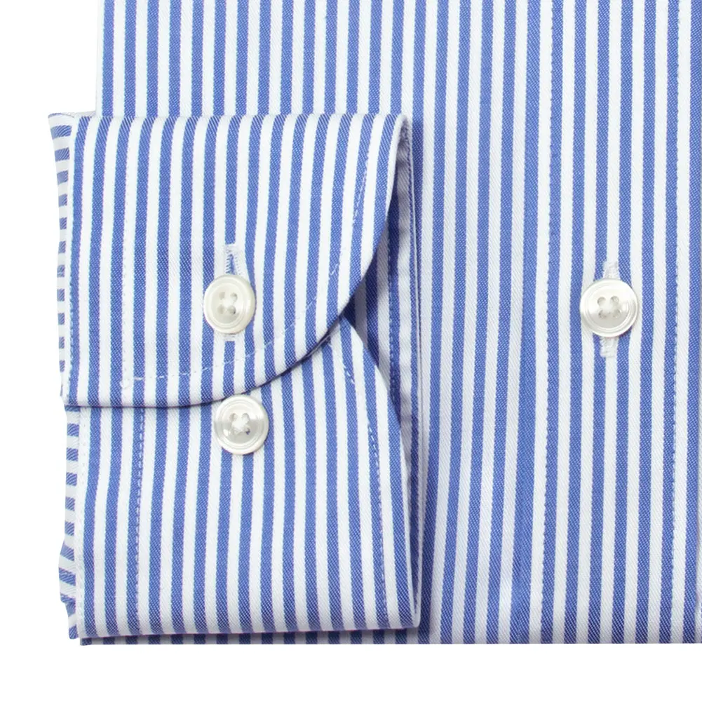ワイシャツ ストライプ ブルー CHOYA SHIRT FACTORY classic