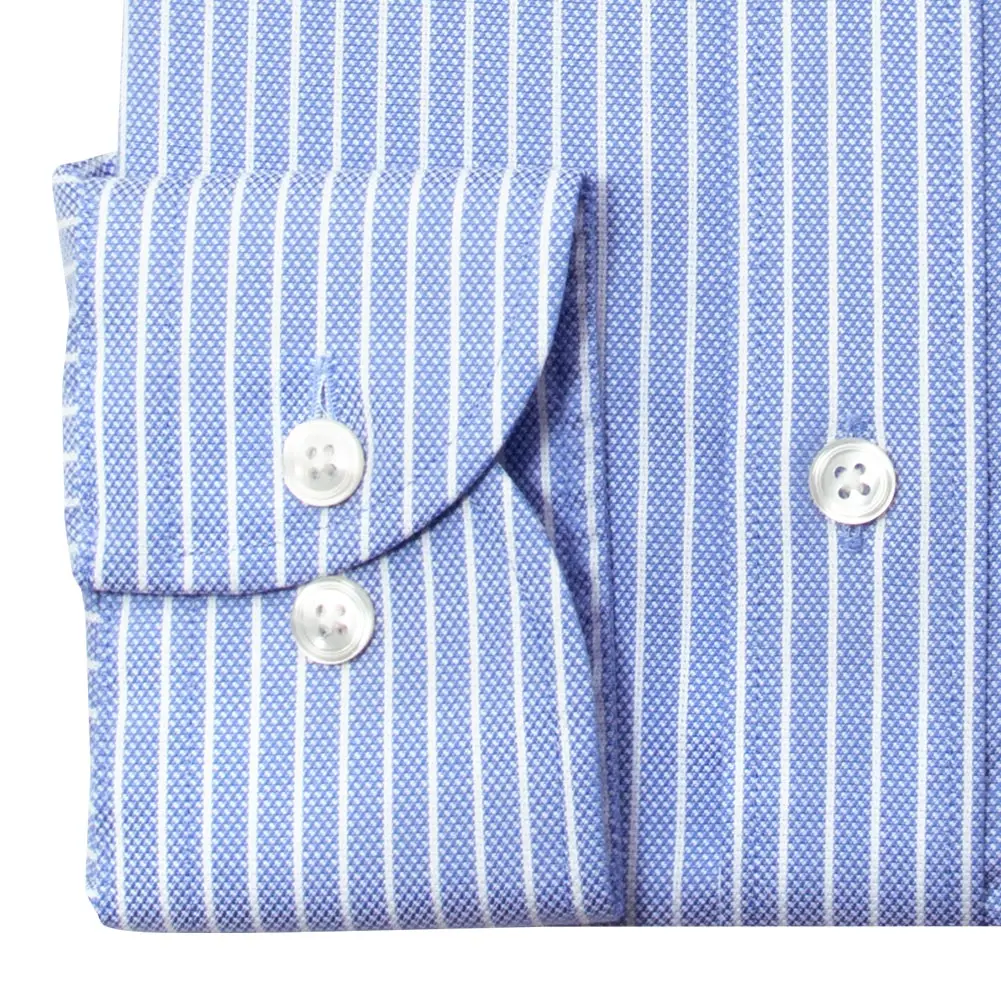 ワイシャツ ストライプ ブルー CHOYA SHIRT FACTORY classic