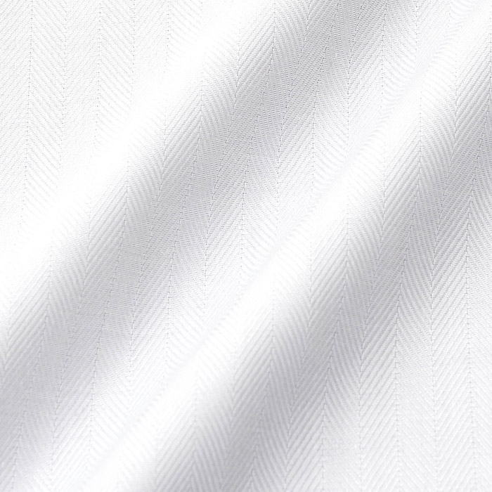 CHOYA SHIRT FACTORY 長袖ワイドカラー ホワイト ワイシャツ